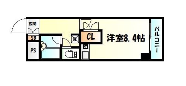 榴ケ岡駅 徒歩7分 4階の物件間取画像